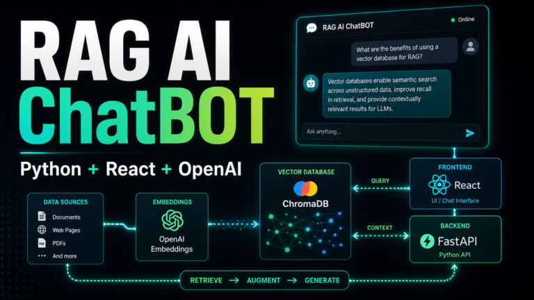 Build a RAG AI Chatbot with Python, React, OpenAI, and ChromaDB